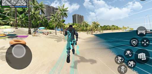 Blue Hero Rope Game
